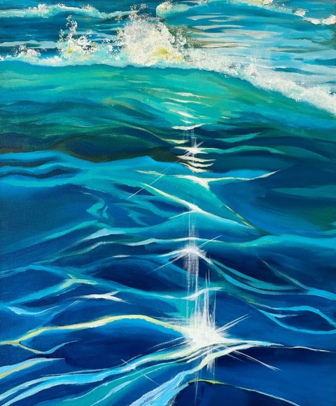 Obraz „Morze w spojrzeniu” w drewnianej ramie